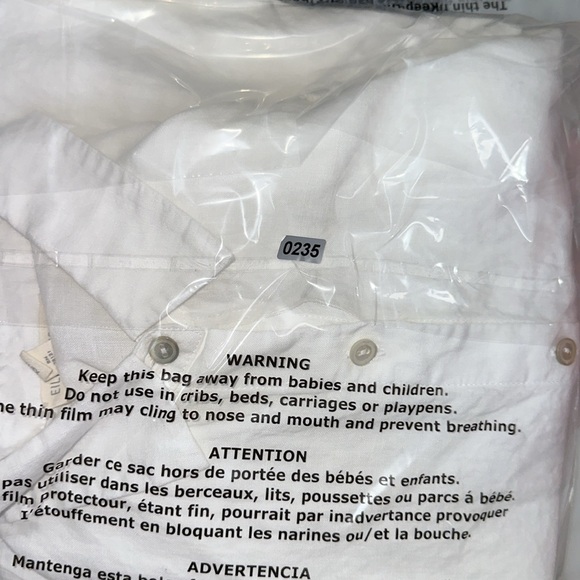 Eileen Fisher 100% Organic Linen High Slit Button Down Tunic Top Extra Small - Picture 11 of 11